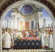 GHIRLANDAIO, Domenico Entombment of St.Fina oil painting